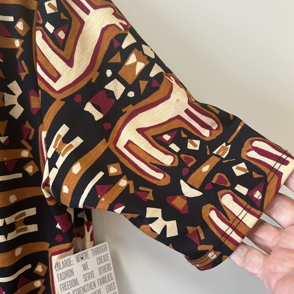 LuLaRoe Julia • Animal Print Dress • Sz L • NWT! - Picture 4 of 10